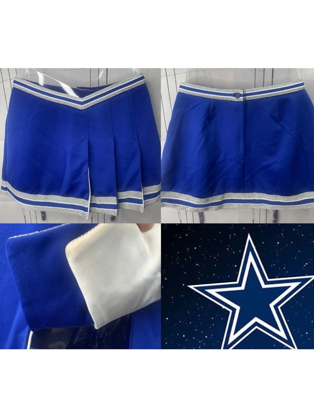 Cheerleading skirt Dallas cowboy colors adult large